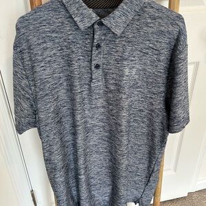 Under Armour Blue Polo Shirt Classic Design